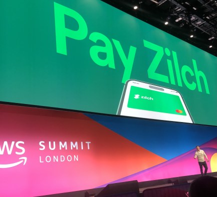 Philip Belamant – CEO and cofounder of London-based Zilch on AWS stage 